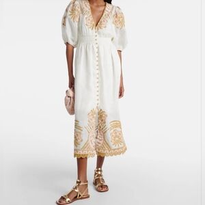 Zimmermann Waverly Embroidered Dress Size 3